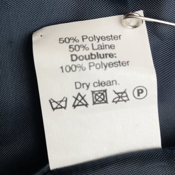 J. Crew Ladies Size 00 Navy Green Red Plaid Lined Wool Blend Blazer - Picture 6 of 12